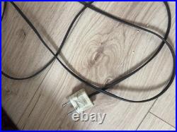 170 Cm Rare lampe sculpture Art Déco bois massif signée R. Petron 1m70 vintage