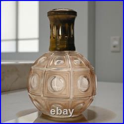 1930s Art Deco Lampe Berger Frosted Geometric Glass with Original Burner