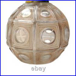 1930s Art Deco Lampe Berger Frosted Geometric Glass with Original Burner