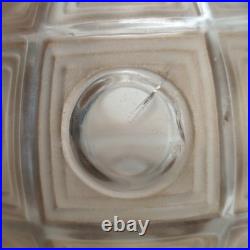 1930s Art Deco Lampe Berger Frosted Geometric Glass with Original Burner