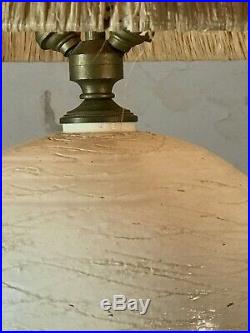 1950 LAMPE CERAMIQUE ART-DECO MODERNISTE BAUHAUS SCULPTURE Vallauris Besnard