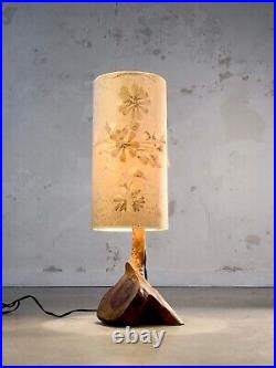 1970 LAMPE MODERNISTE BRUTALIST SHABBY CHIC Noll Nakashima Chapo