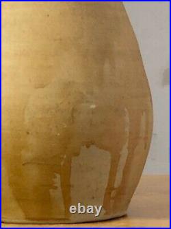 1970 LA BORNE LAMPE GRES BRUTALIST MODERNISTE SHABBY-CHIC Blin Capron Vallauris