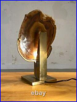1970 WILLY DARO LAMPE AGATHE SCULPTURE SHABBY-CHIC Maria Pergay Jansen ART-DECO