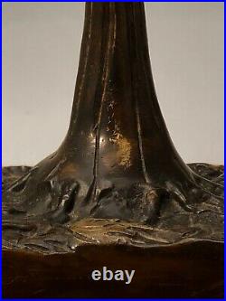 1990 TRES GRANDE LAMPE SCULPTURE POST-MODERNISTE SHABBY-CHIC Fondica Anthonioz