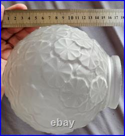 1 à 3 globe boule à fleurs art déco pour lampe / lustre années 30? = 16 cm
