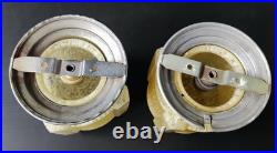 2 Lampe A Poser Ou Plafonnier Globe Verre Clichy Style Skyscraper Art Deco