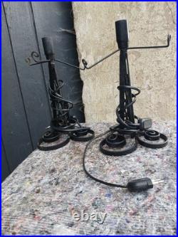 2 Pieds De Lampe Style Art Deco