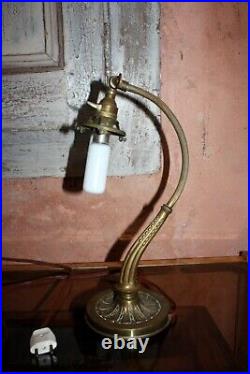 ANCIEN PIED DE LAMPE ART DECO BRONZE pour MULLER GALLE DAUM SCHNEIDER