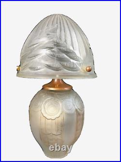 ART DECO Lampe champignon Schneider