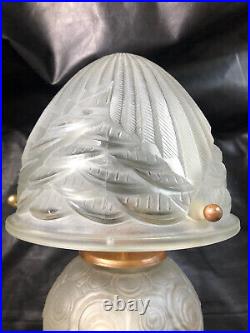 ART DECO Lampe champignon Schneider