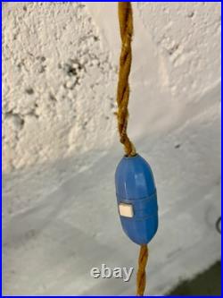 ART DECO lampe Pied bronze Globe Pâte De Verre H38cm