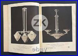 ART & LUMINAIRE HUBENS Lampe Lustre Lumière Art déco Catalogue 1934/35