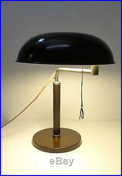 Alfred MÜLLER design Lampe bureau moderniste Quick 1500 Art déco desk lamp style