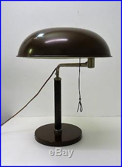 Alfred MÜLLER design Lampe bureau moderniste Quick 1500 Art déco desk lamp style