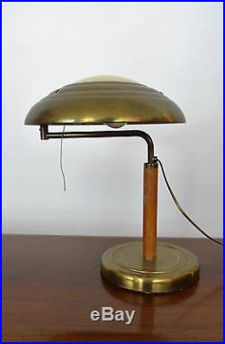 Alfred MÜLLER design Lampe bureau moderniste desk lamp Art déco