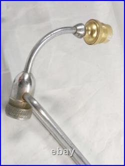 Ancien Bras De Lampe Articulee Jumo Metal Chrome Art Deco