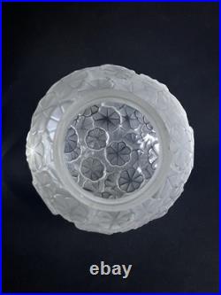 Ancien Globe En Verre Satiné Art Déco Lampe Tulipe Suspension Lustre Les Hanots