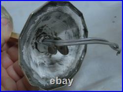 Ancien Globe Suspension Verre Depoli Lustre Plafonnier Art Deco Lampe Lamp