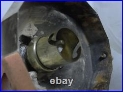 Ancien Globe Suspension Verre Depoli Lustre Plafonnier Art Deco Lampe Lamp