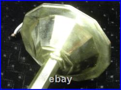 Ancien Globe Suspension Verre Depoli Lustre Plafonnier Art Deco Lampe Lamp