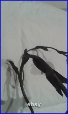 Ancien Pied Support De Lampe Art Deco Decor Angelot Regule Et Rose Porcelaine