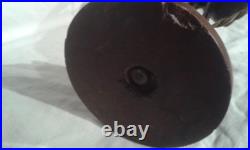 Ancien Pied Support De Lampe Art Deco Decor Angelot Regule Et Rose Porcelaine