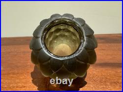 Ancien corps de Lampe Berger Artichaut René Lalique. Brûle parfum Art Deco
