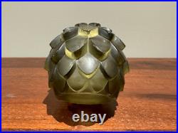 Ancien corps de Lampe Berger Artichaut René Lalique. Brûle parfum Art Deco