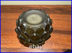 Ancien corps de Lampe Berger Artichaut René Lalique. Brûle parfum Art Deco