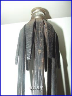 Ancien pied de lampe art deco fer forgé Art Nouveau no Brandt