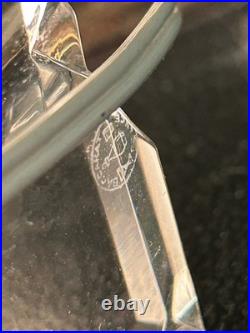 Ancien pied de lampe cristal Baccarat Art Déco