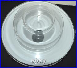 Ancien verre pour lampe suspension SISTRAH OTTO MULLER vintage années 30