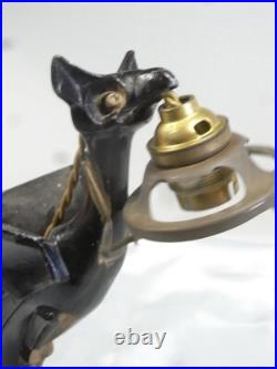 Ancienne Applique Murale Dragon Aile Chimere Metal D'art Lampe Art Deco