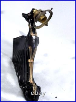 Ancienne Applique Murale Dragon Aile Chimere Metal D'art Lampe Art Deco