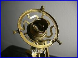 Ancienne Applique de coursive Lampe Marine à balancier 1940