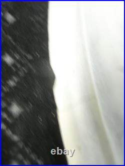 Ancienne Grande Lampe Bureau Bronze Dôme Verre Tres Epais Art Déco Nouveau