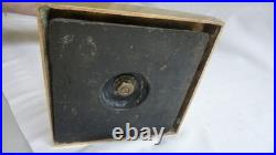 Ancienne Grande Lampe à Pétrole Réservoir Baccarat vert colonne corinthienne