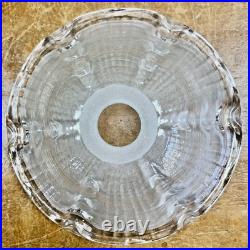 Ancienne Lampe Art Deco 1930 Fer Forge Feuilles Vasque Coquillages Signee Ezan