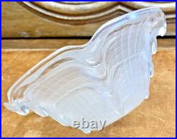 Ancienne Lampe Art Deco 1930 Fer Forge Feuilles Vasque Coquillages Signee Ezan