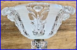 Ancienne Lampe Art Deco 1930 Moderniste Jacques Adnet Cubes De Verre Vasque Ezan