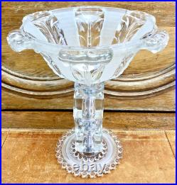 Ancienne Lampe Art Deco 1930 Moderniste Jacques Adnet Cubes De Verre Vasque Ezan