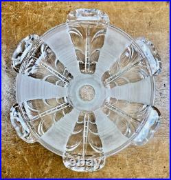 Ancienne Lampe Art Deco 1930 Moderniste Jacques Adnet Cubes De Verre Vasque Ezan