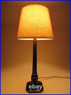 Ancienne Lampe Art Deco Fonderie Brousseval/luminaire Ancien/chevet/veilleuse