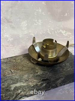 Ancienne Lampe Chérubin avec 2 chèvres Art Déco Régule sur base en marbre