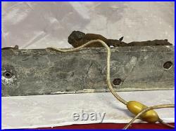 Ancienne Lampe Chérubin avec 2 chèvres Art Déco Régule sur base en marbre