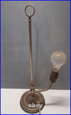 Ancienne Lampe d'atelier ou de bureau réglable début XXe Siècle Art déco