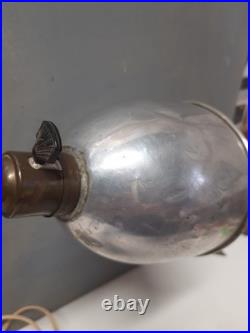 Ancienne Lampe d'atelier ou de bureau réglable début XXe Siècle Art déco