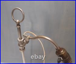 Ancienne Lampe d'atelier ou de bureau réglable début XXe Siècle Art déco