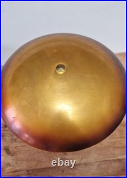 Ancienne Lampe de Bureau Art Déco Type Paquebot 1930 Laiton Électricité Révisée